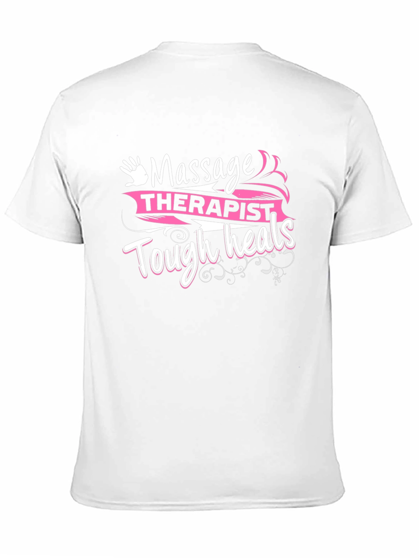 Massage Therapist Tough Heals Black T-Shirt