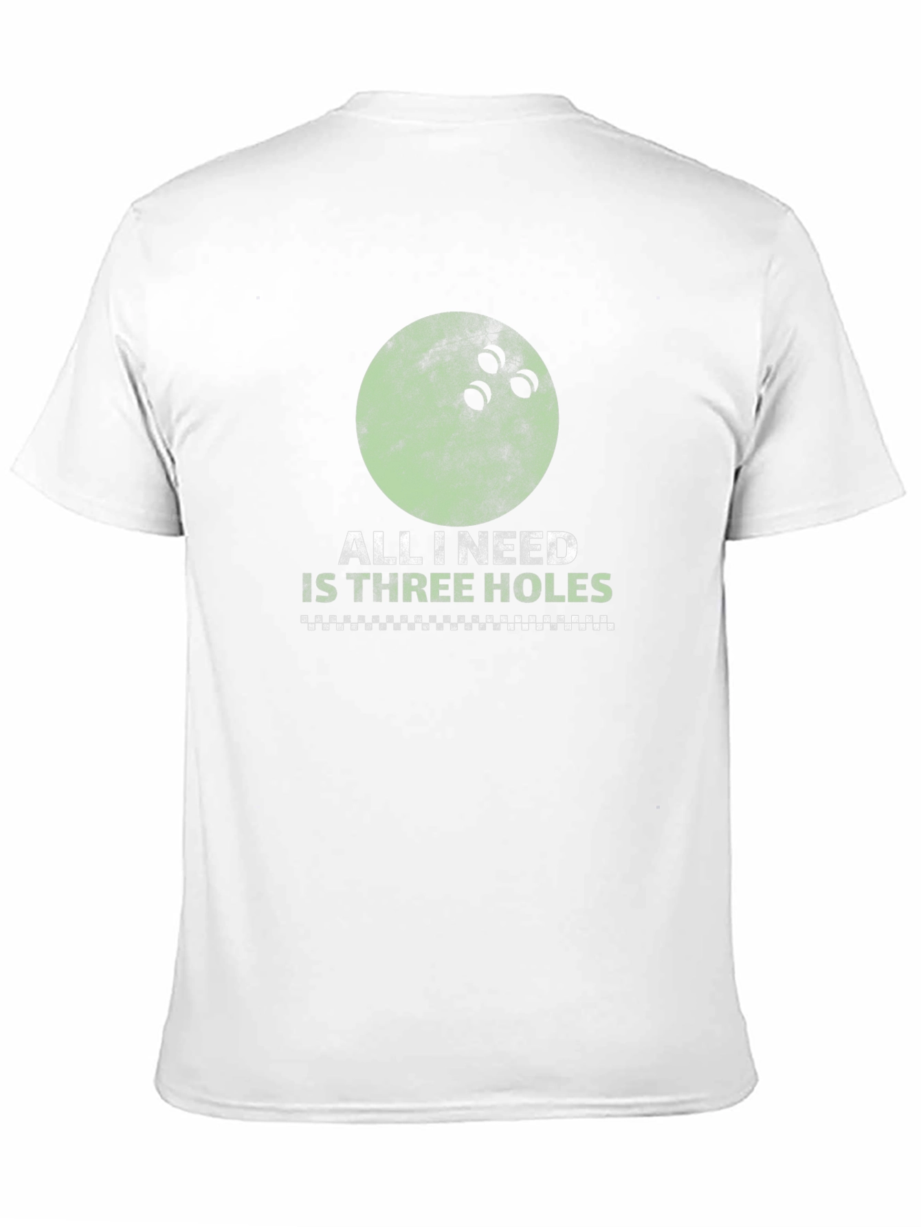 Three Holes Bowling T-Shirt - Funny Bowling Ball Tee