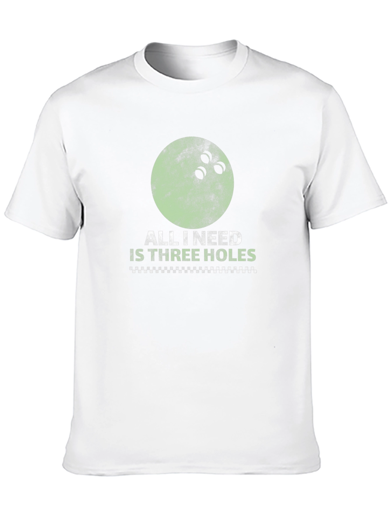 Three Holes Bowling T-Shirt - Funny Bowling Ball Tee