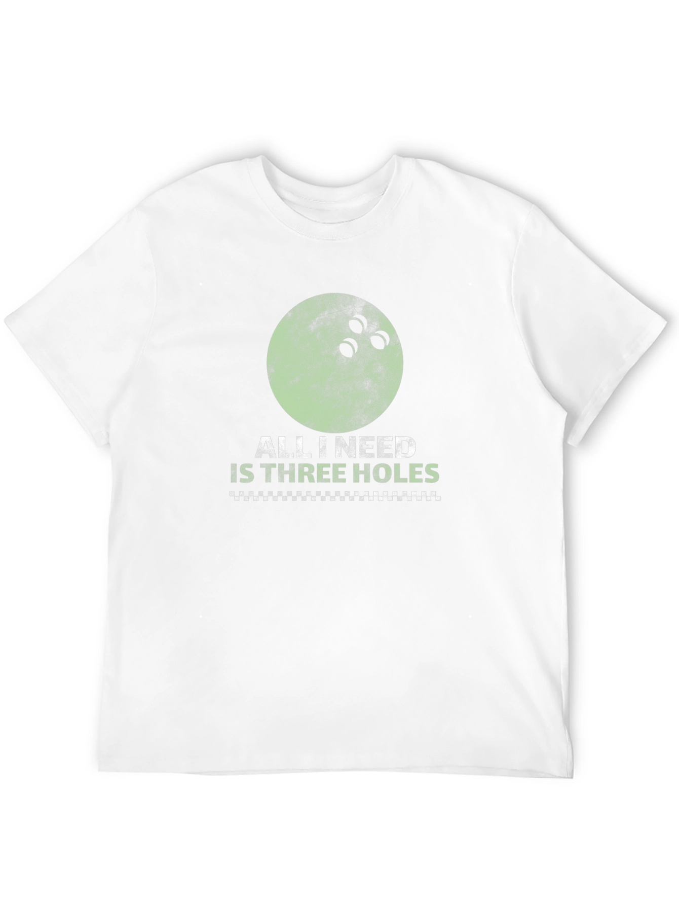 Three Holes Bowling T-Shirt - Funny Bowling Ball Tee