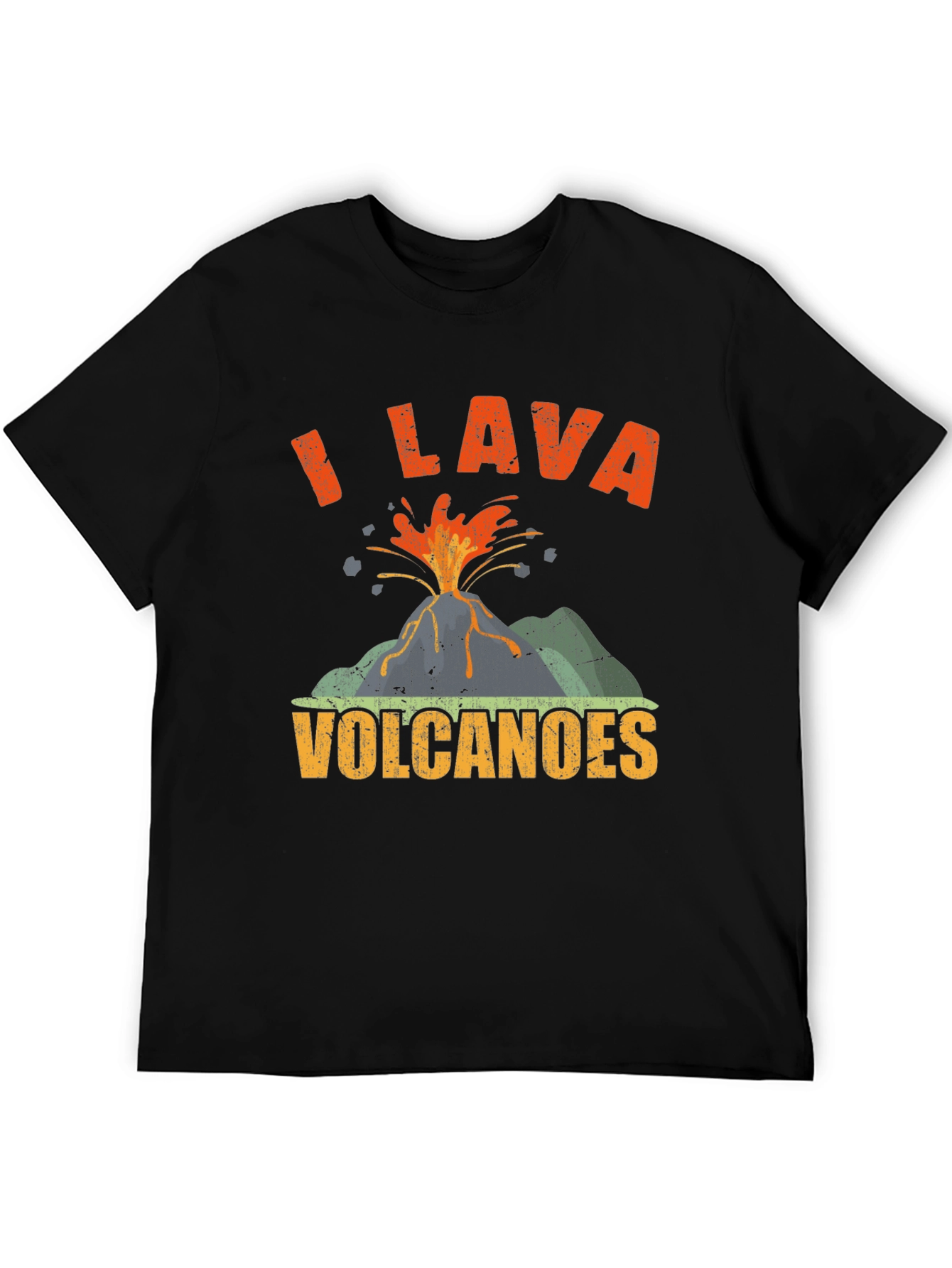 I Lava Volcanoes T-Shirt Funny Volcano Graphic Tee
