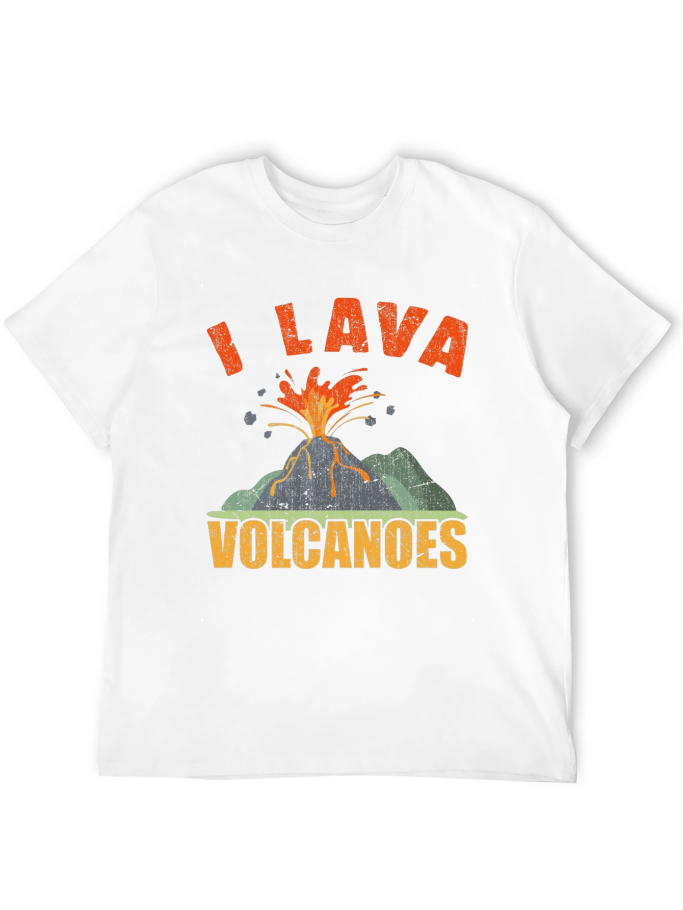 I Lava Volcanoes T-Shirt Funny Volcano Graphic Tee