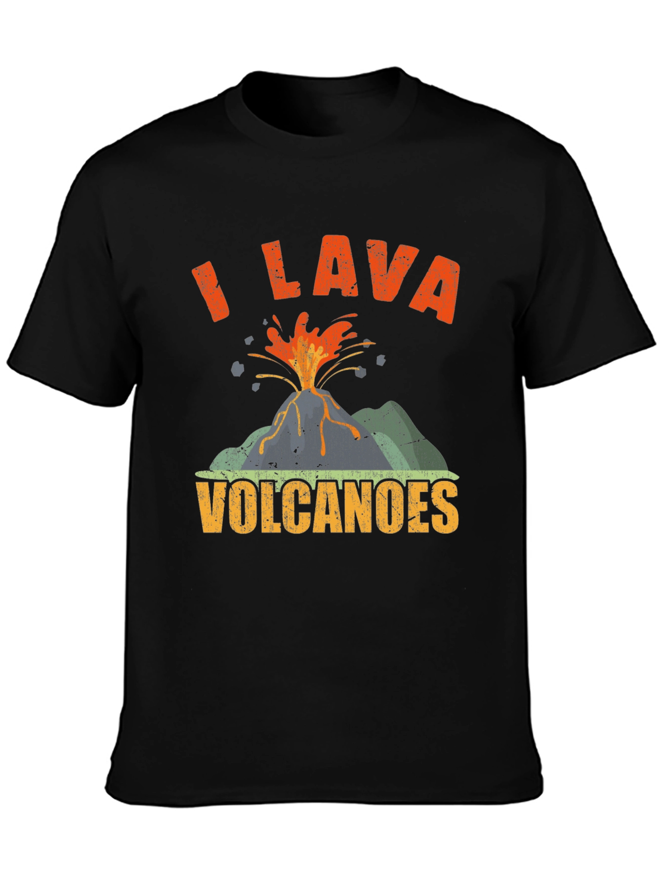 I Lava Volcanoes T-Shirt Funny Volcano Graphic Tee