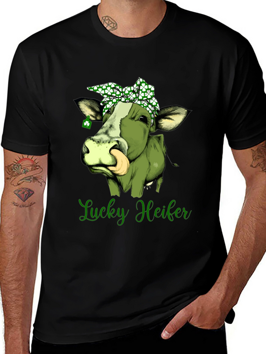 Lucky Heifer St. Patricks Day Graphic Tee