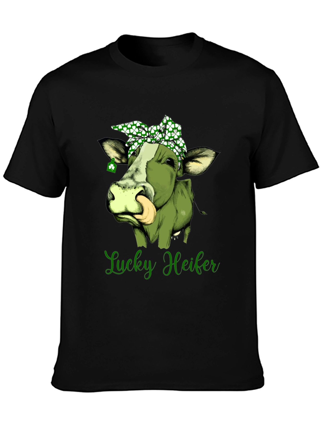 Lucky Heifer St. Patricks Day Graphic Tee