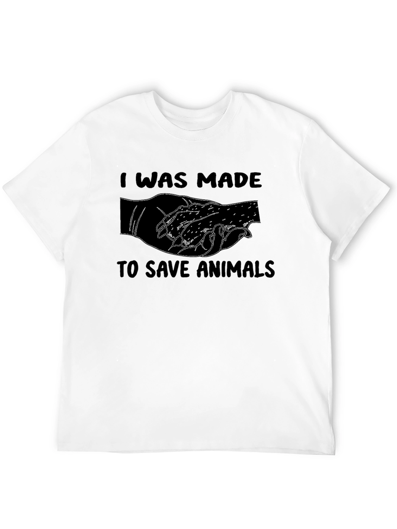 I Was Made To Save Animals Graphic Tee