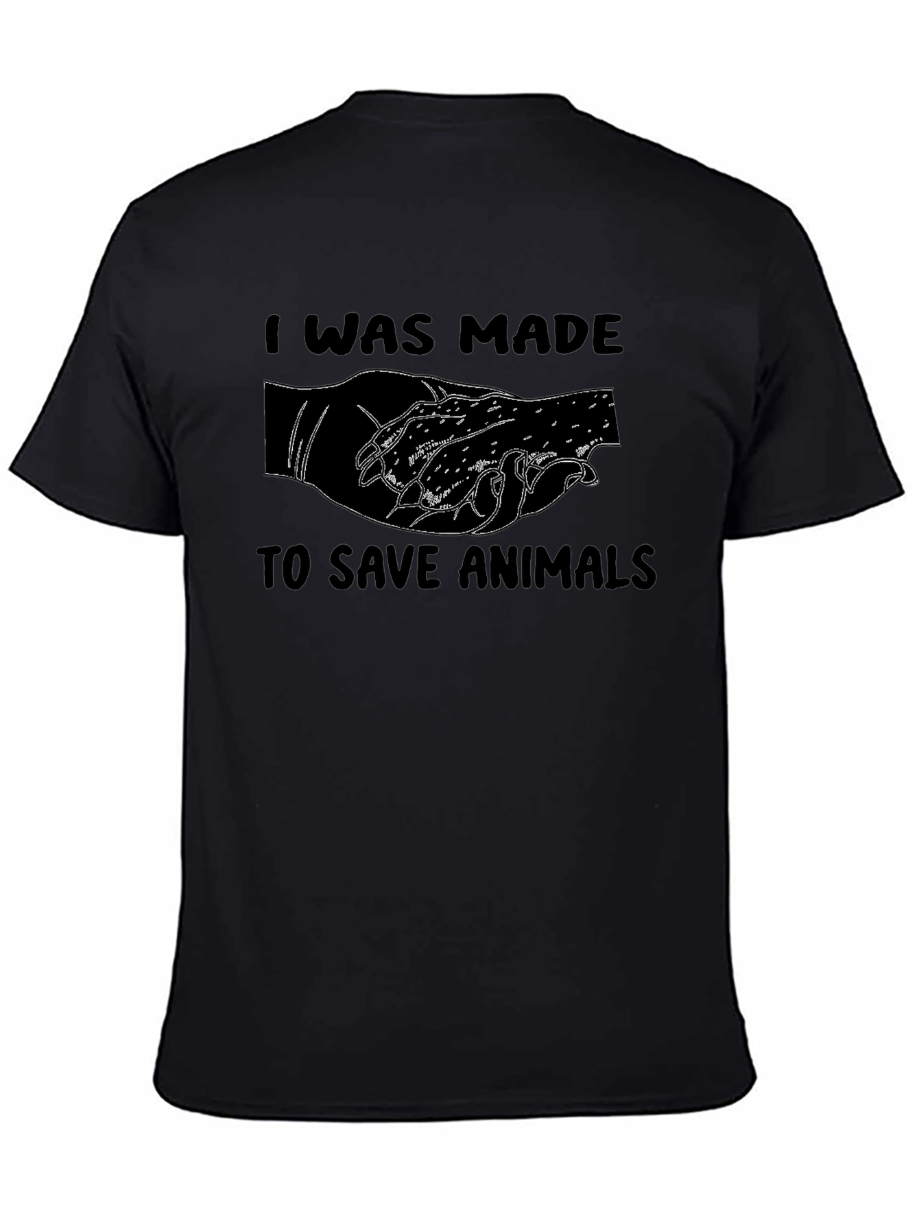 I Was Made To Save Animals Graphic Tee