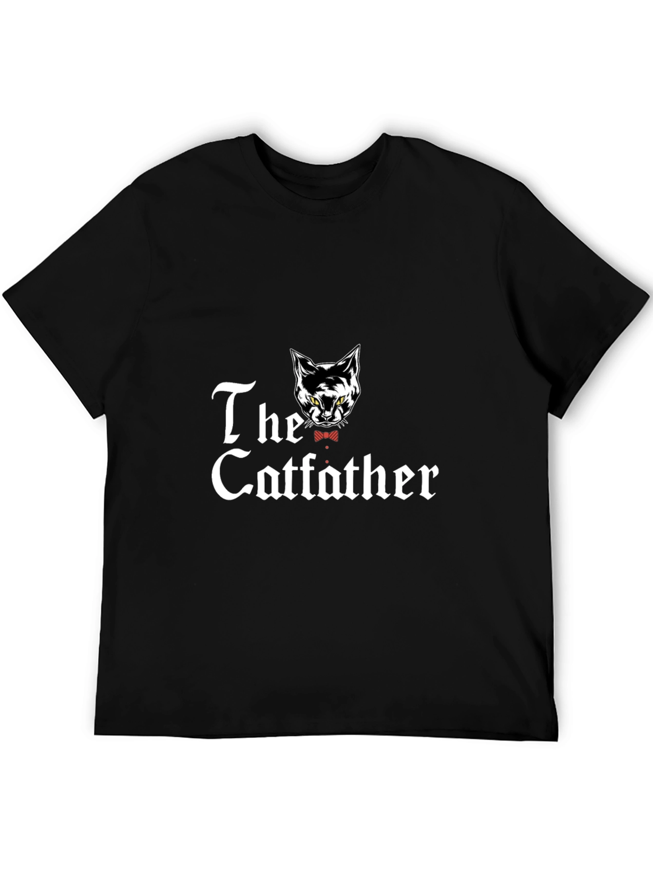 The Catfather T-Shirt -  Mens Black Tee