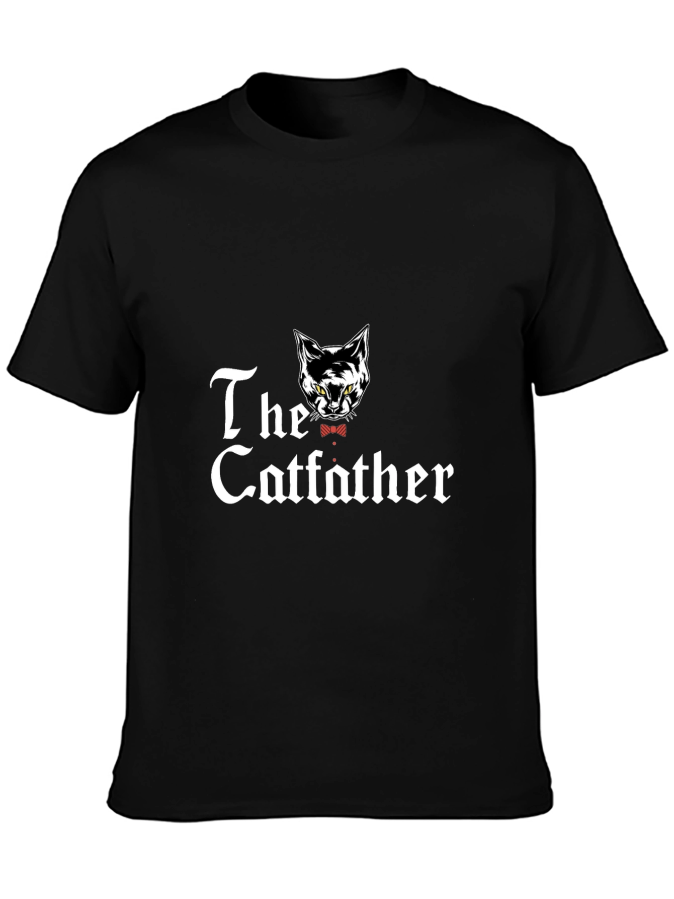 The Catfather T-Shirt -  Mens Black Tee