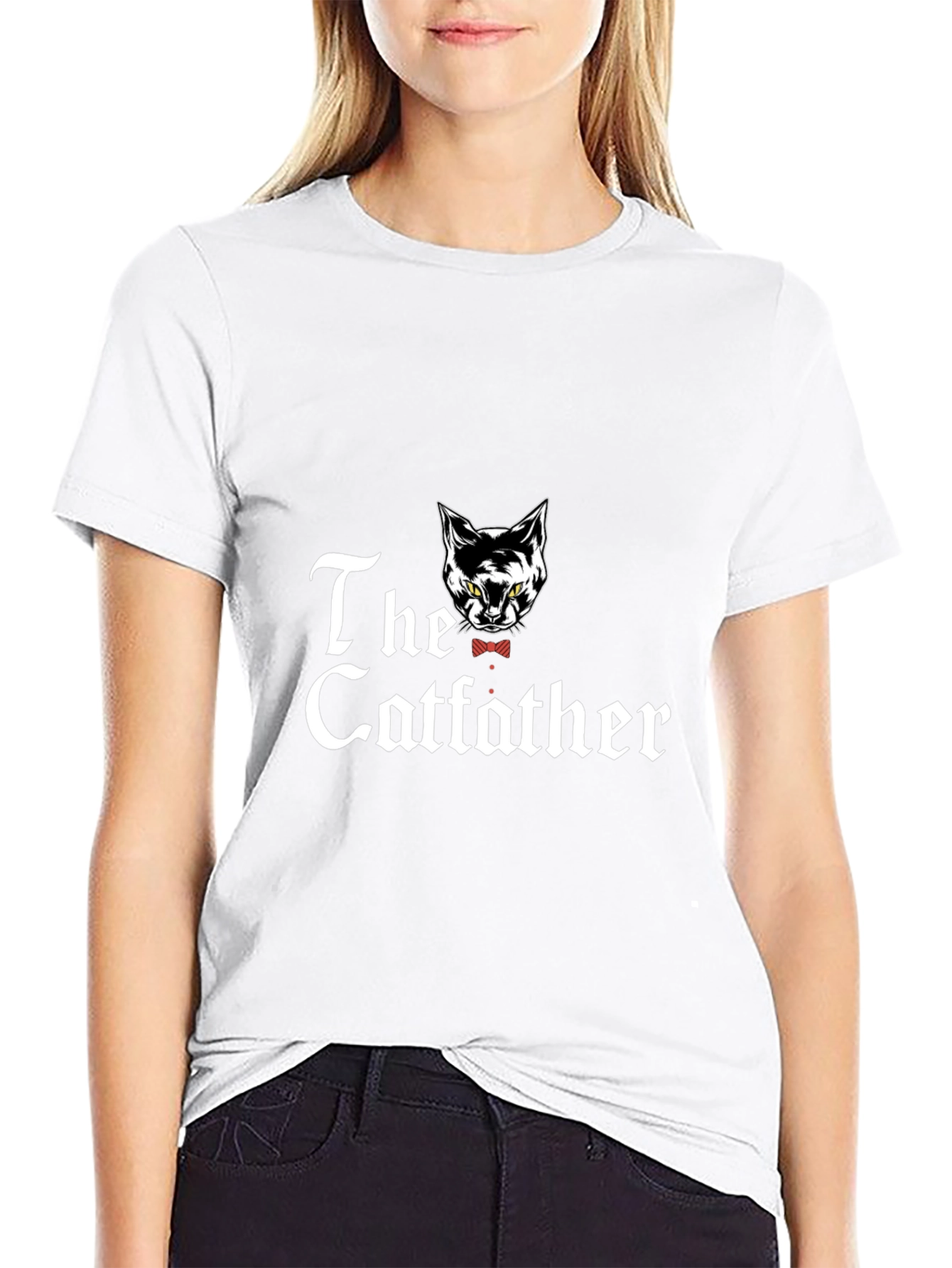 The Catfather T-Shirt -  Mens Black Tee
