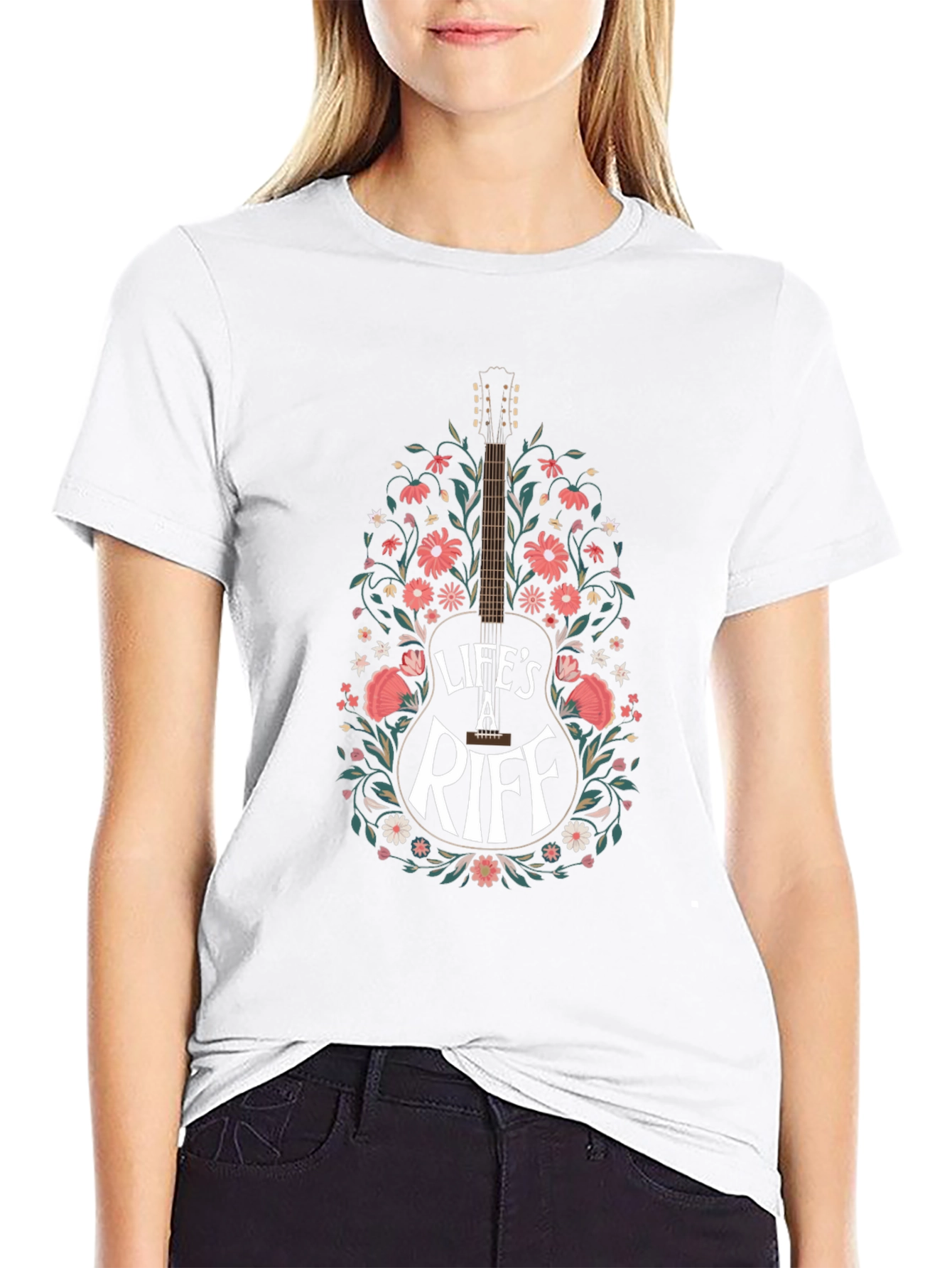 Lifes A Riff Guitar Graphic T-Shirt