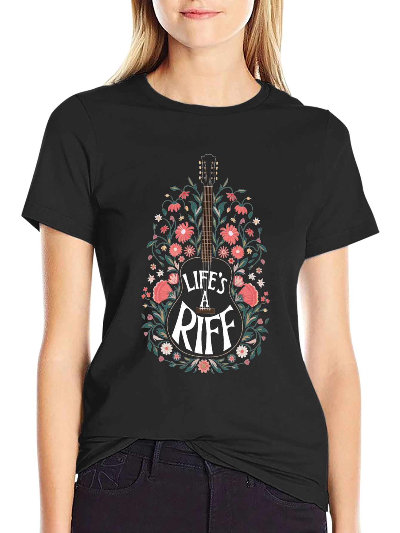 Lifes A Riff Guitar Graphic T-Shirt