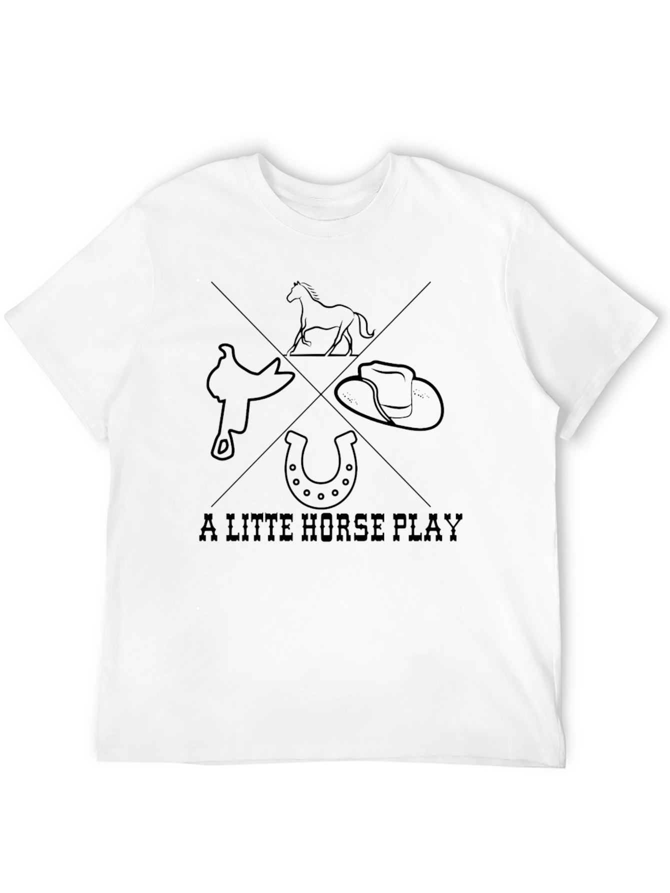 A Little Horse Play Graphic Tee