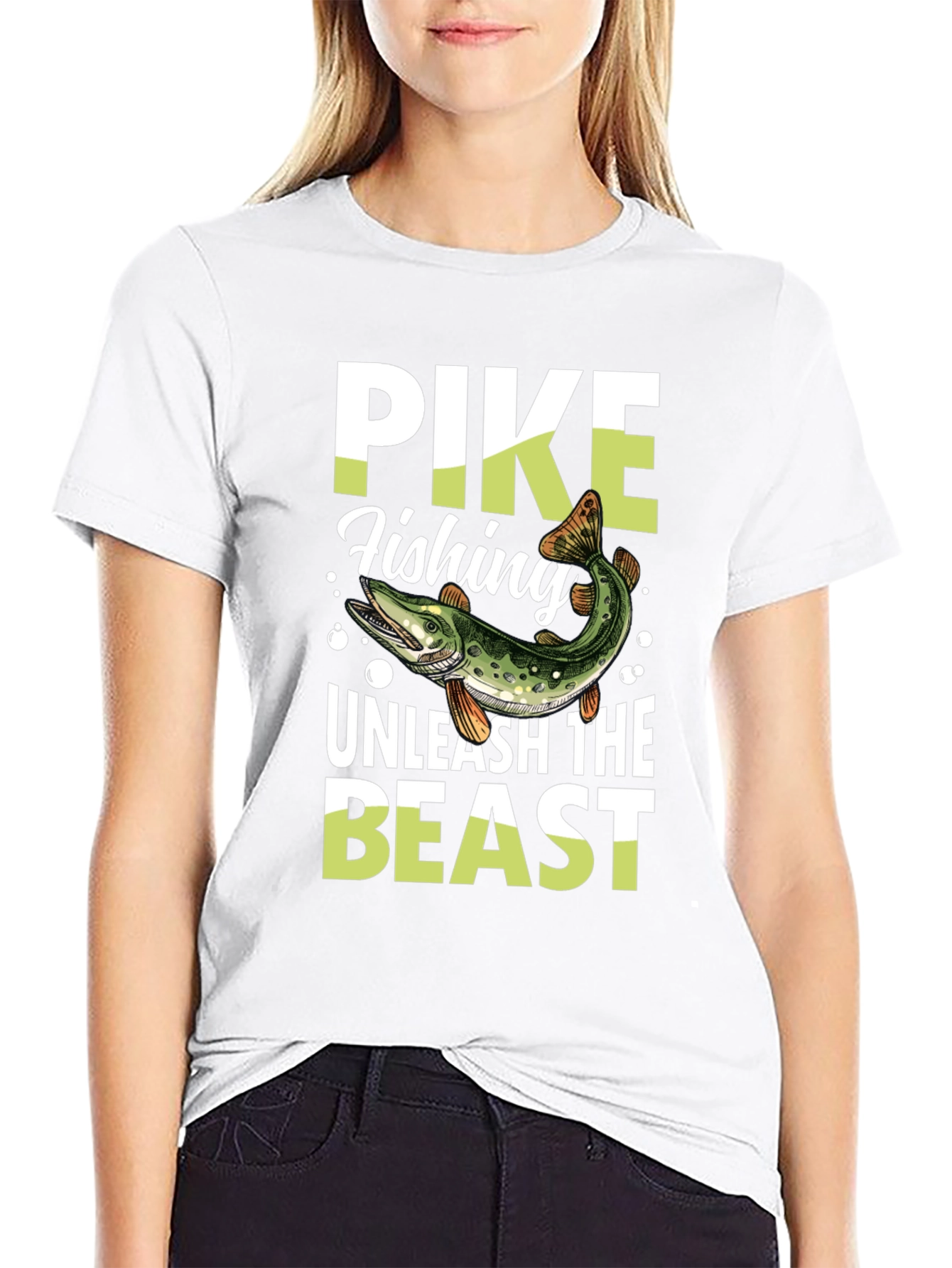 Pike Fishing Unleash the Beast T-Shirt