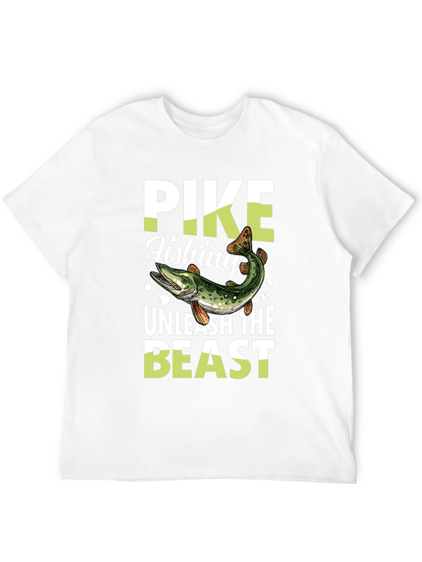 Pike Fishing Unleash the Beast T-Shirt