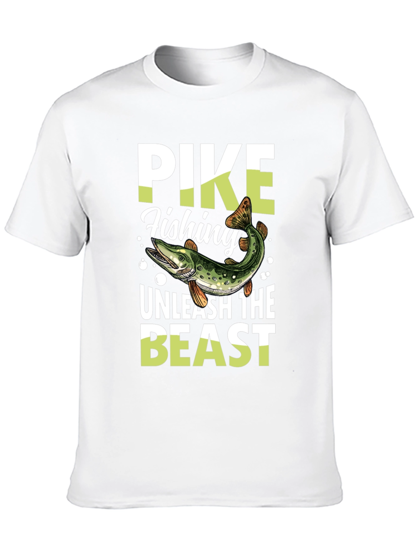Pike Fishing Unleash the Beast T-Shirt