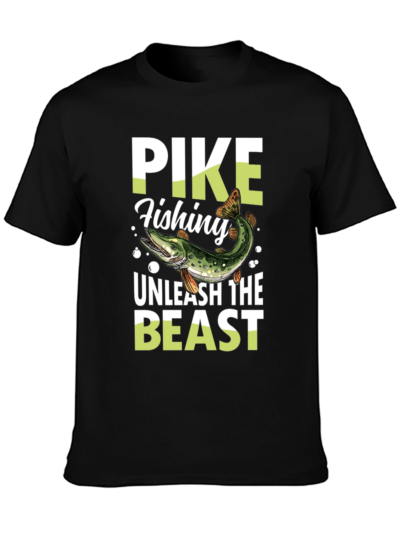 Pike Fishing Unleash the Beast T-Shirt