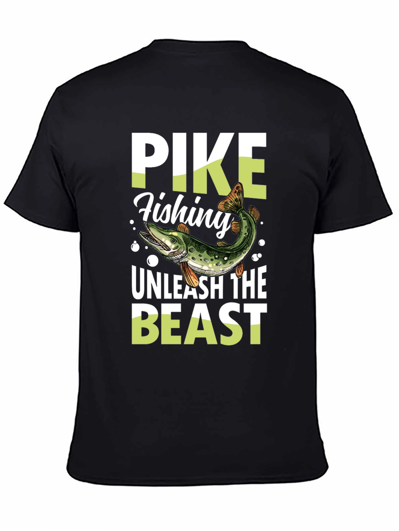 Pike Fishing Unleash the Beast T-Shirt