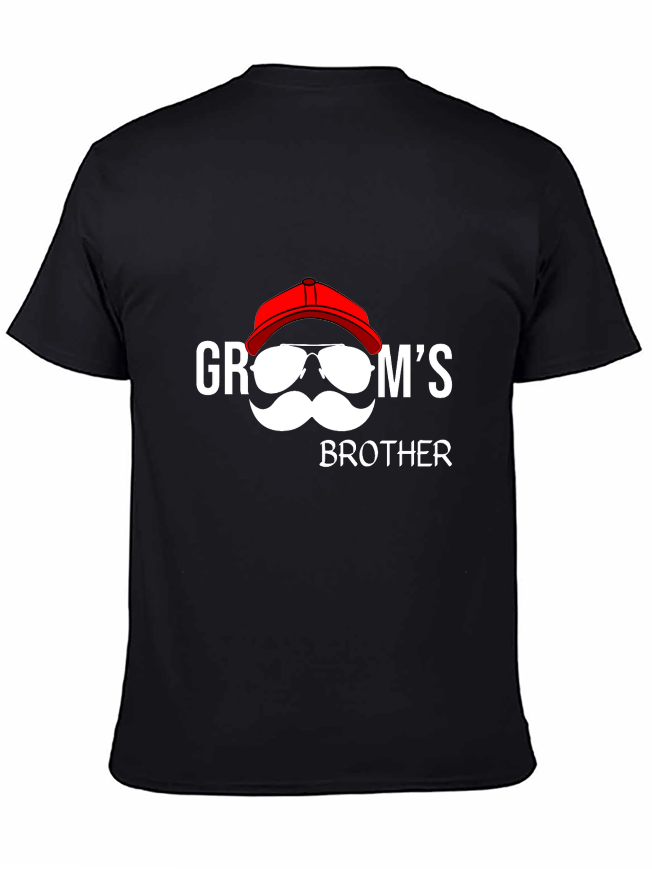 Grooms Brother T-Shirt: Funny Wedding Party Tee