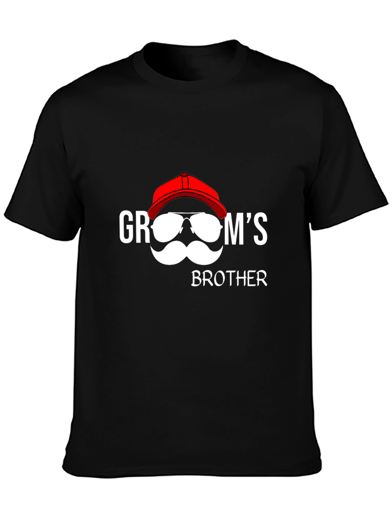 Grooms Brother T-Shirt: Funny Wedding Party Tee