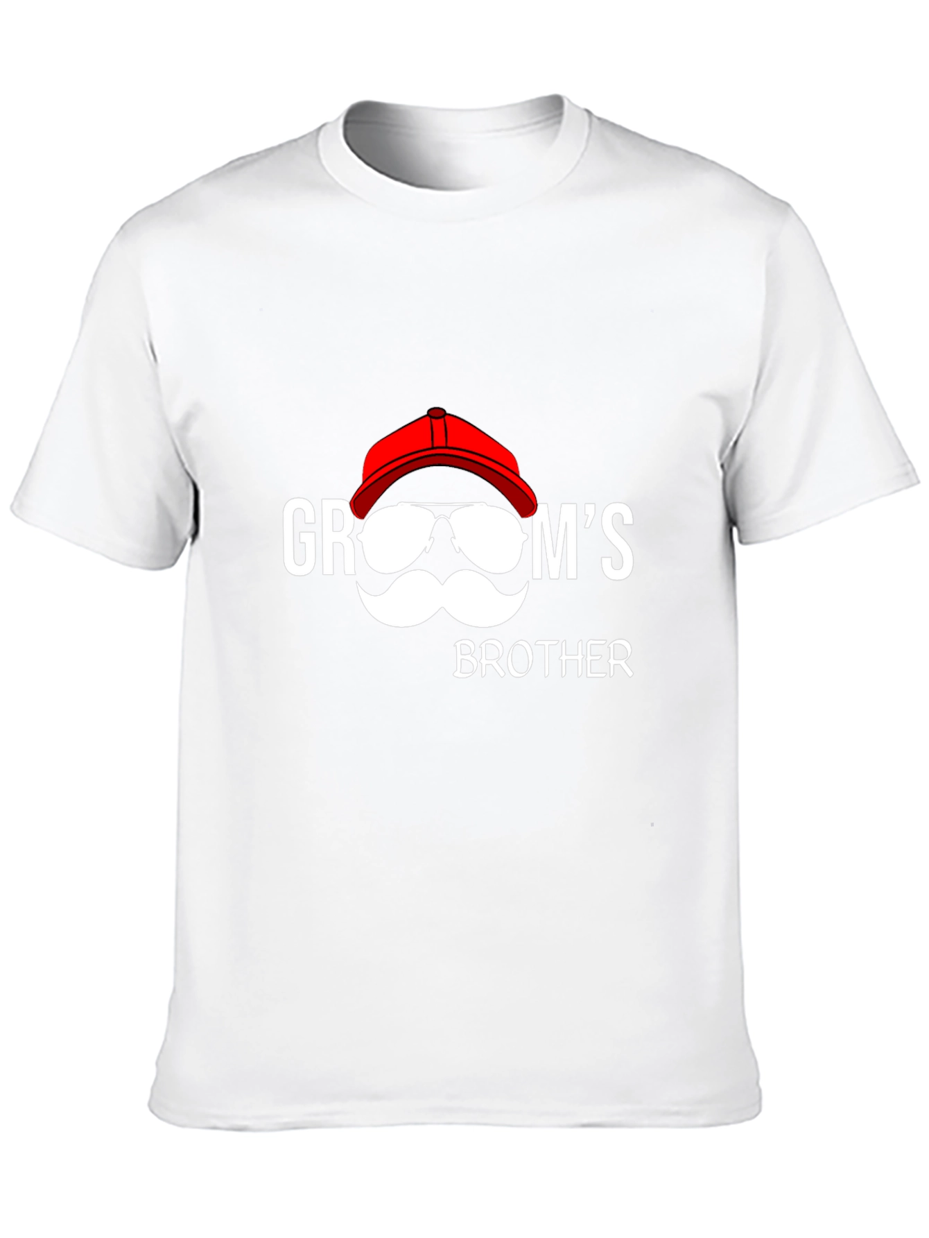 Grooms Brother T-Shirt: Funny Wedding Party Tee