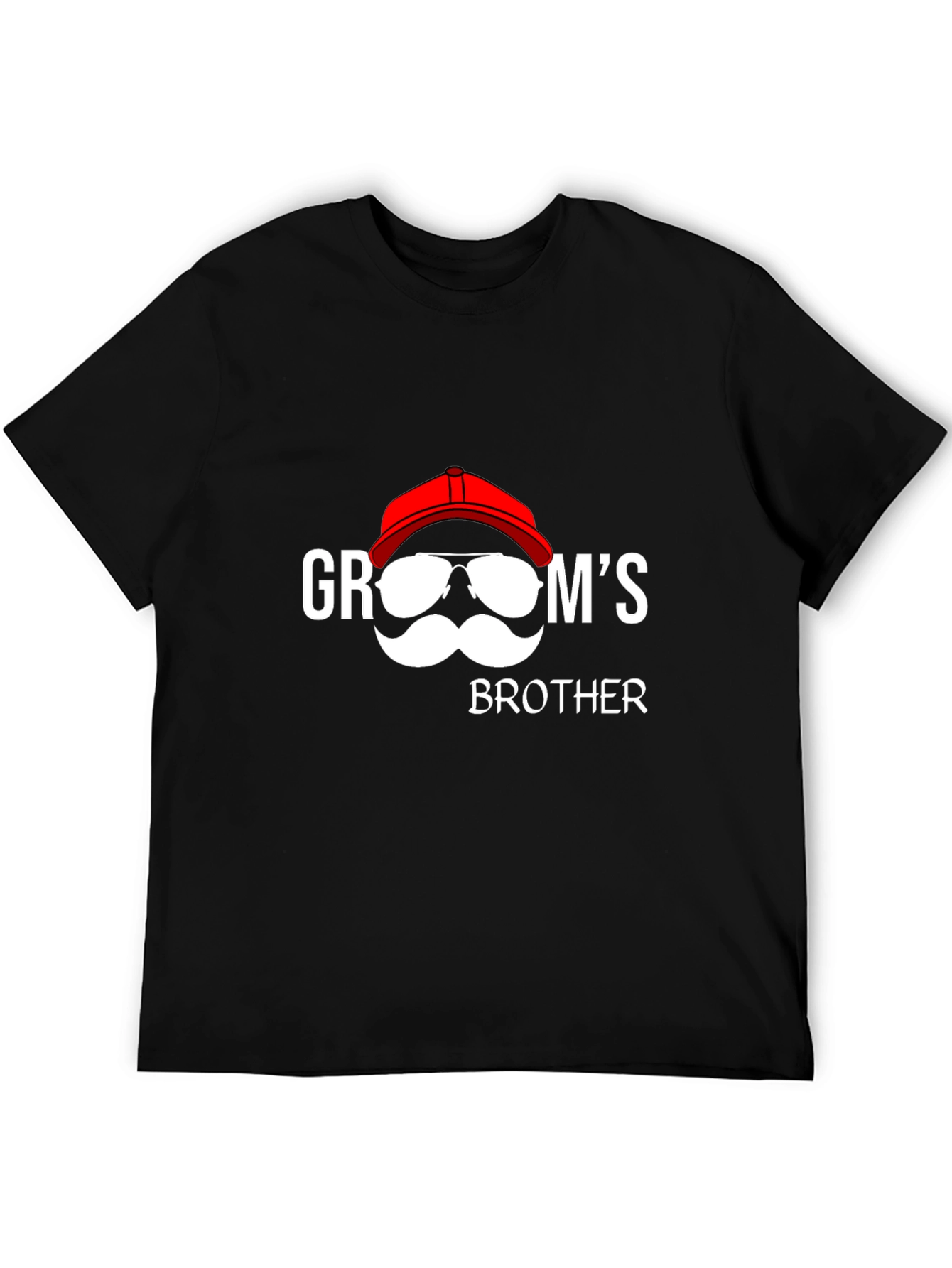 Grooms Brother T-Shirt: Funny Wedding Party Tee