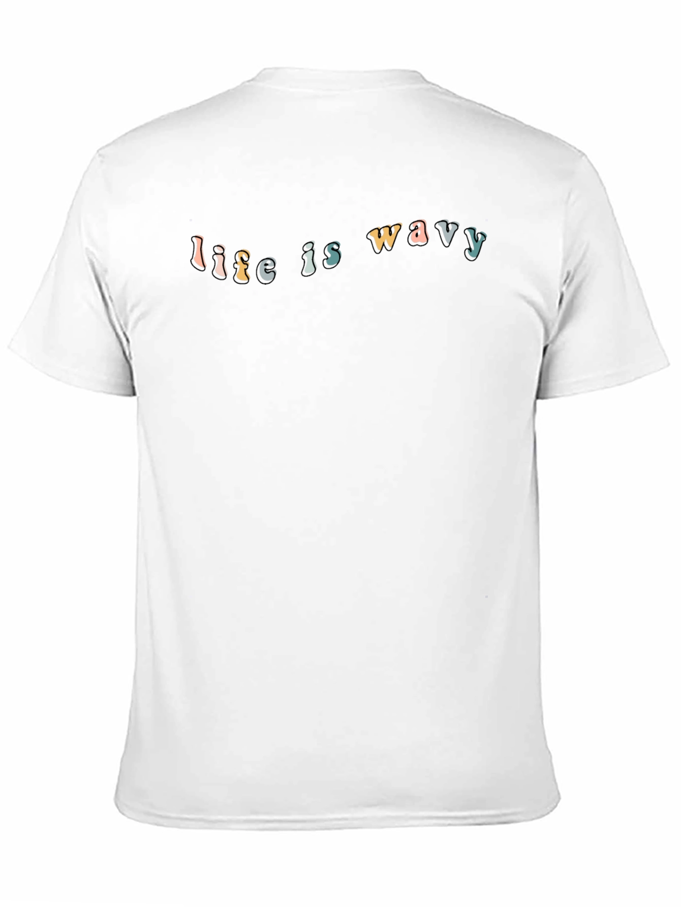 Life Is Wavy Graphic Tee - Stylish Comfort