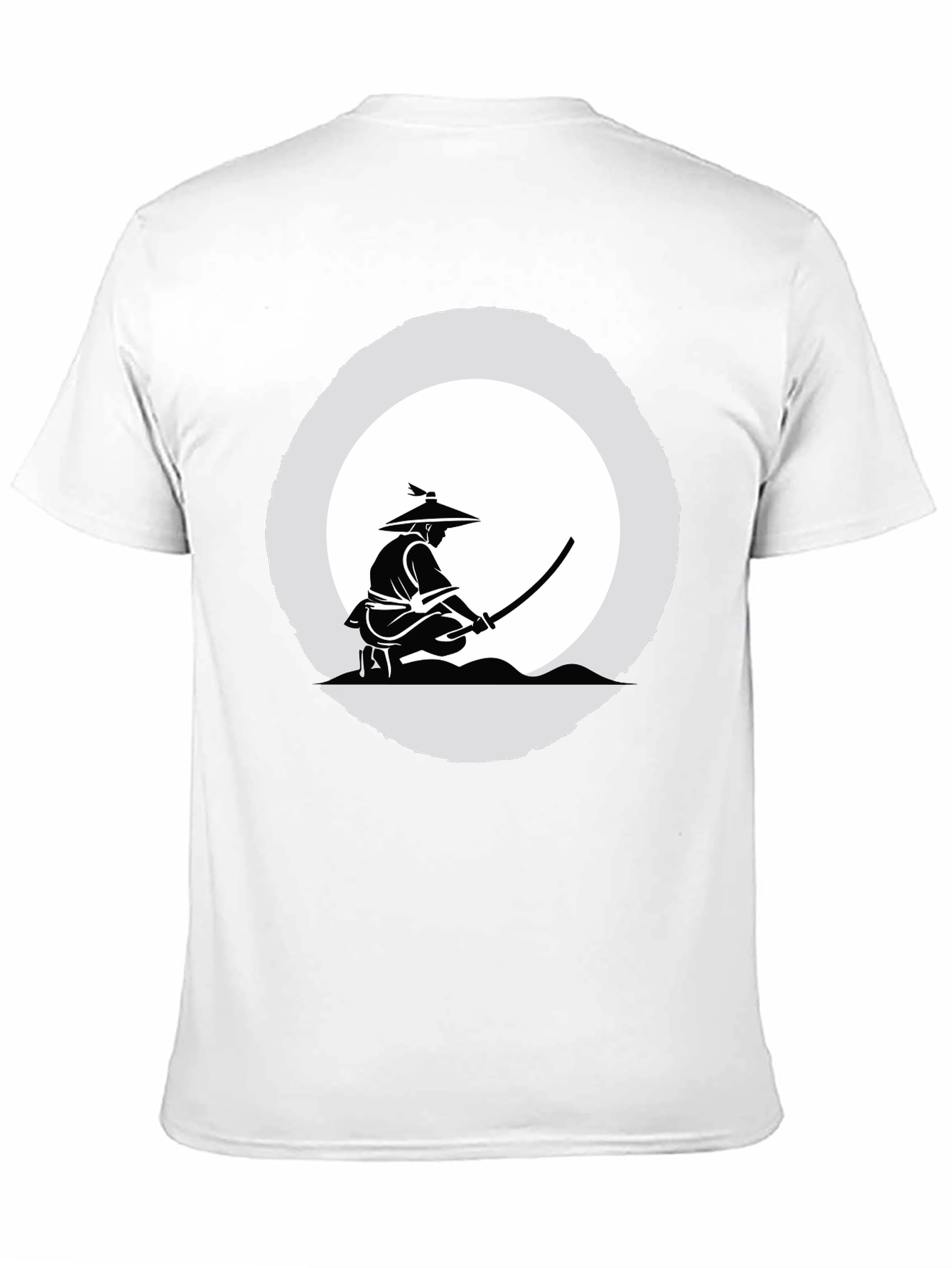 Samurai Graphic Tee - Mens Black T-Shirt