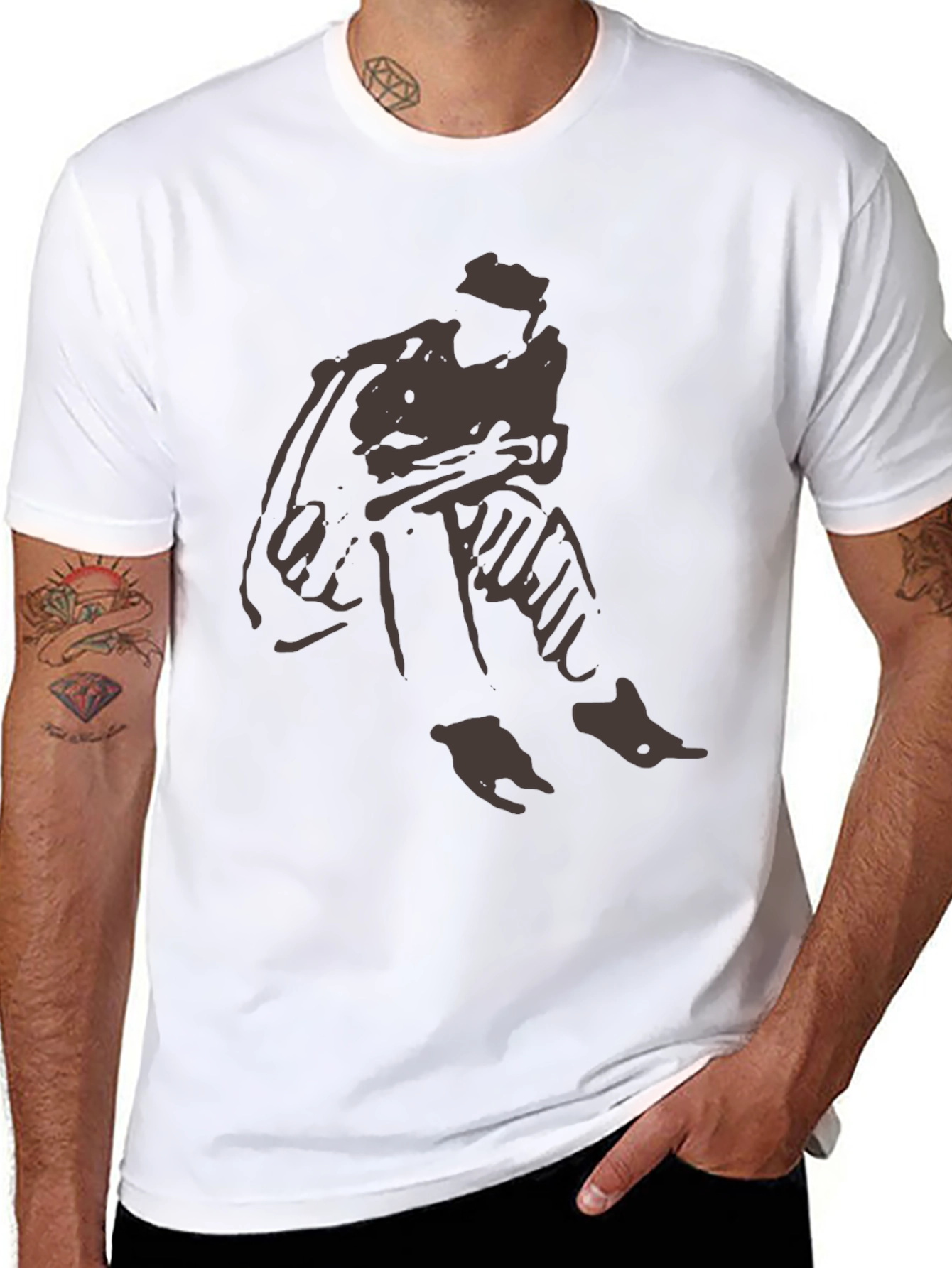 Abstract Graphic Print T-Shirt - Stylish Casual Wear