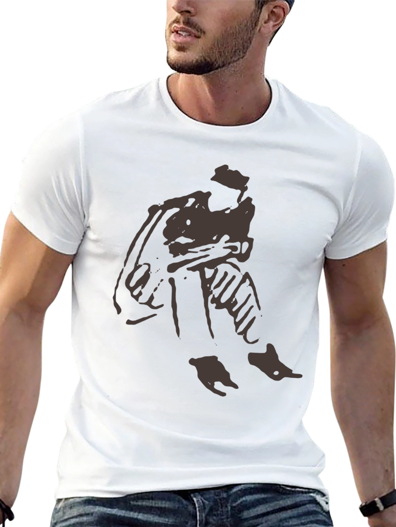 Abstract Graphic Print T-Shirt - Stylish Casual Wear
