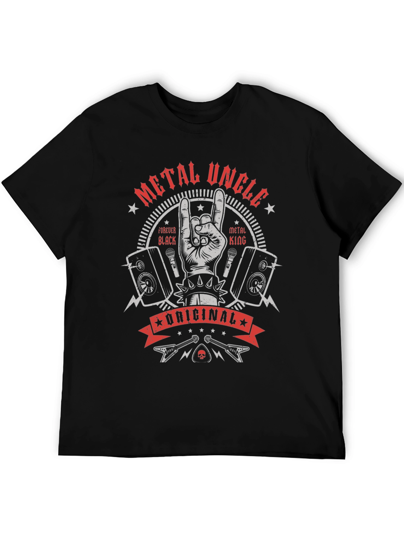 Metal Uncle T-Shirt - Rock & Roll Graphic Tee