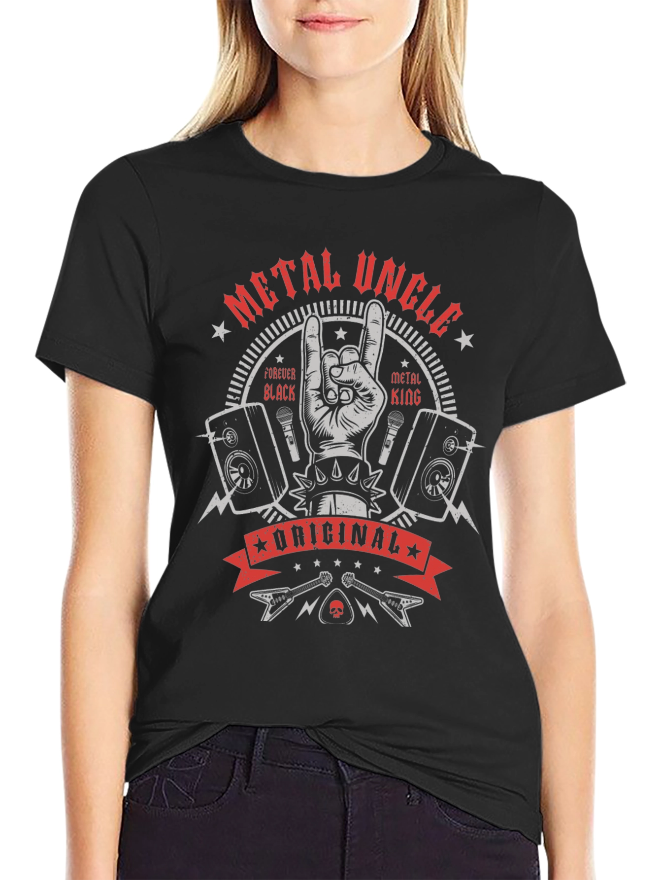 Metal Uncle T-Shirt - Rock & Roll Graphic Tee