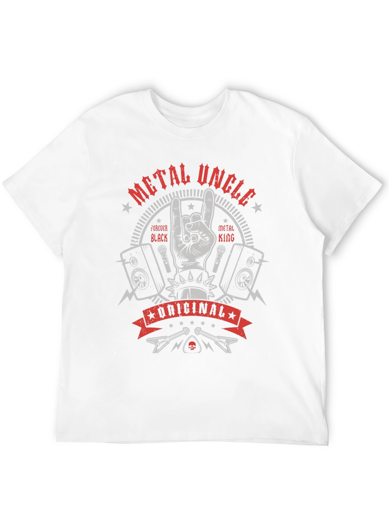 Metal Uncle T-Shirt - Rock & Roll Graphic Tee