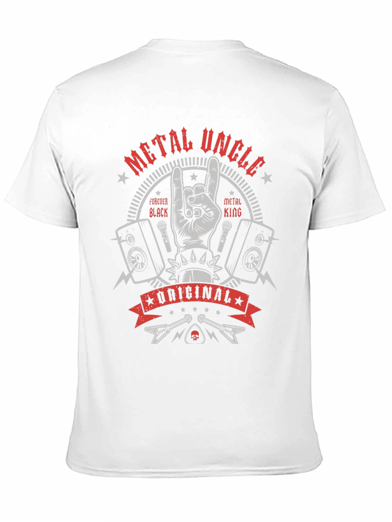 Metal Uncle T-Shirt - Rock & Roll Graphic Tee