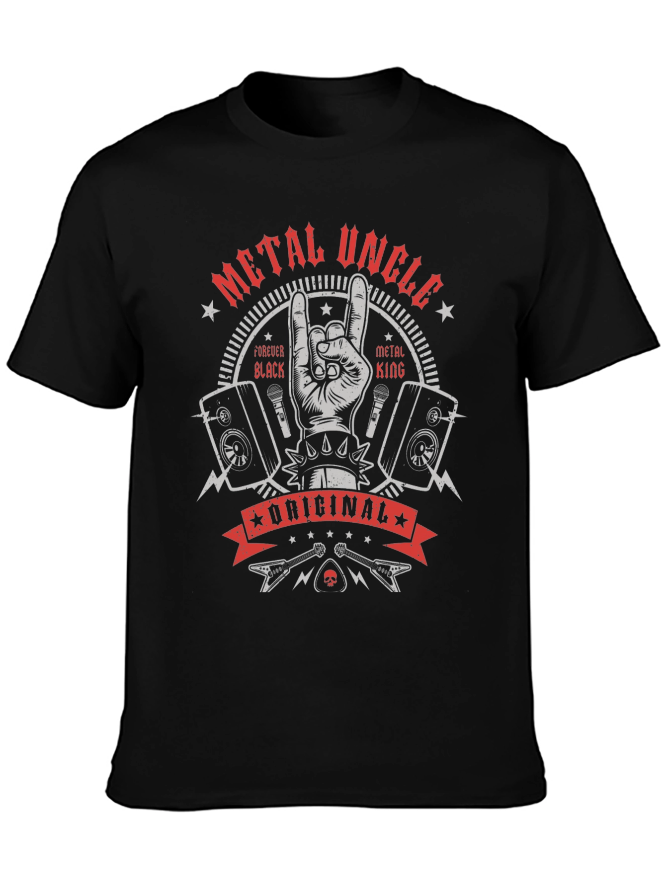 Metal Uncle T-Shirt - Rock & Roll Graphic Tee