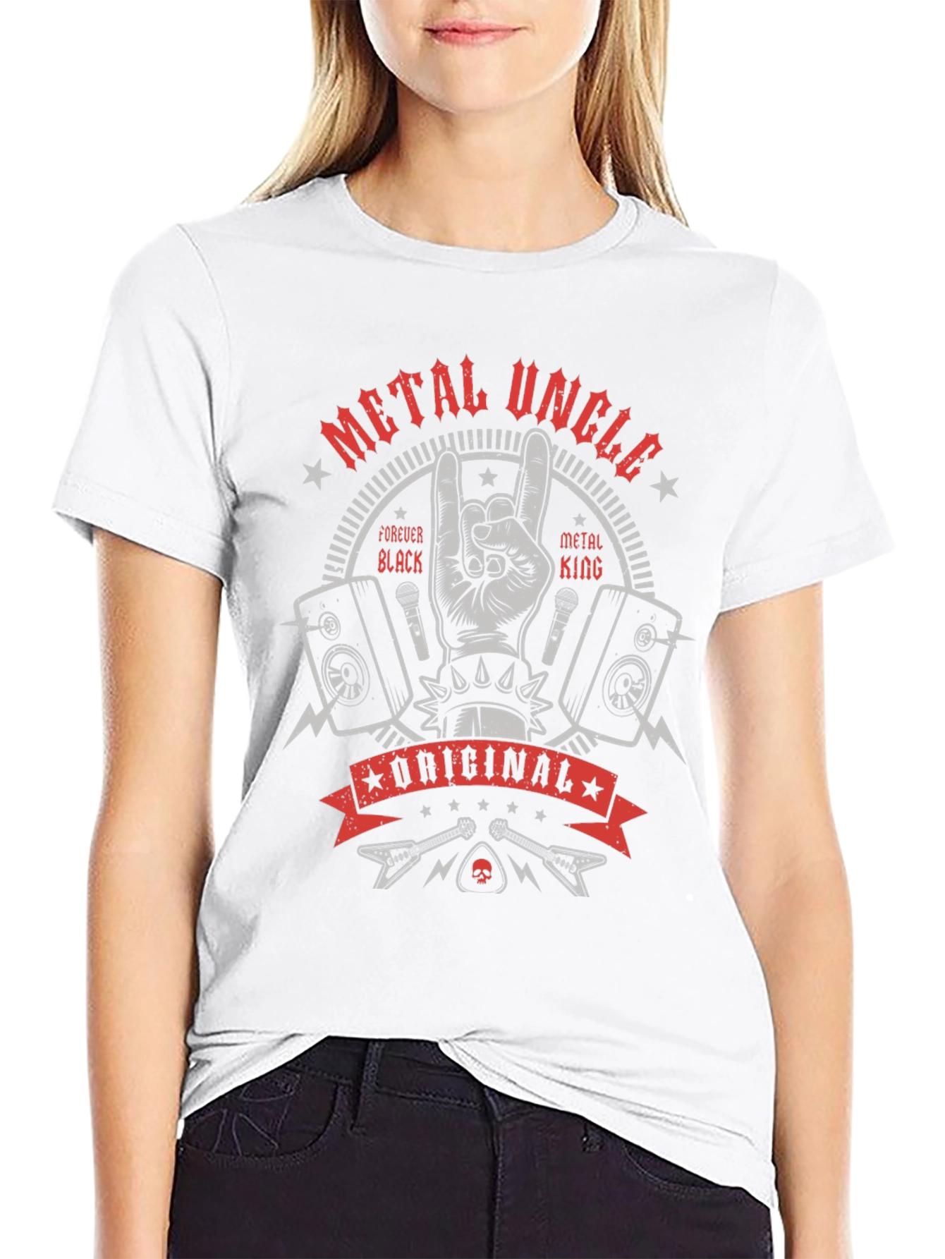 Metal Uncle T-Shirt - Rock & Roll Graphic Tee