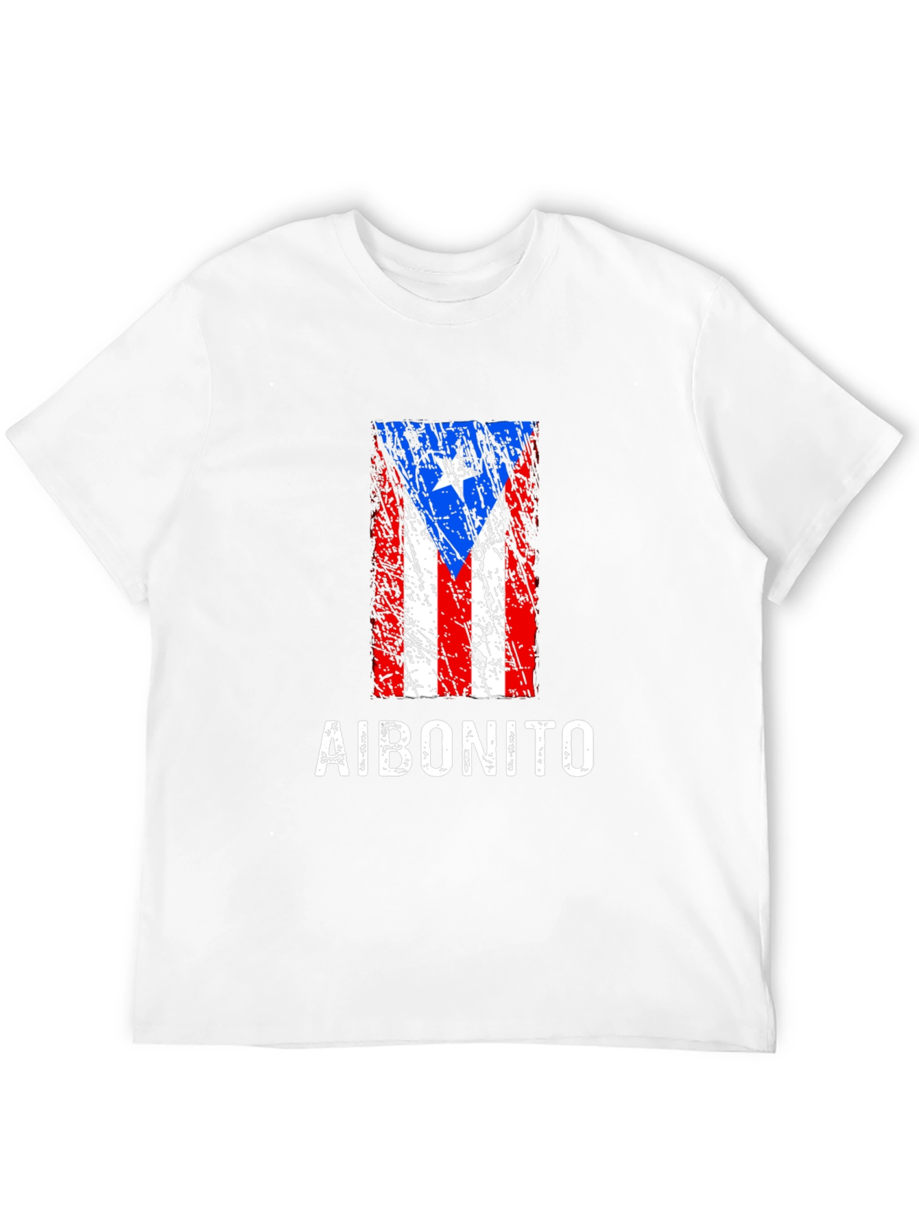 Aibonito Puerto Rico Flag Grunge T-Shirt