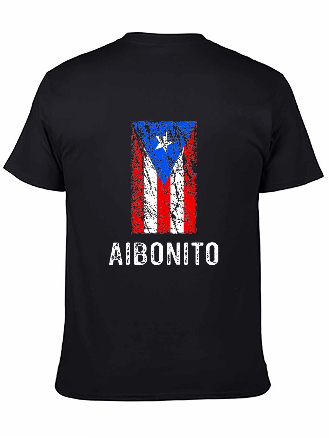 Aibonito Puerto Rico Flag Grunge T-Shirt