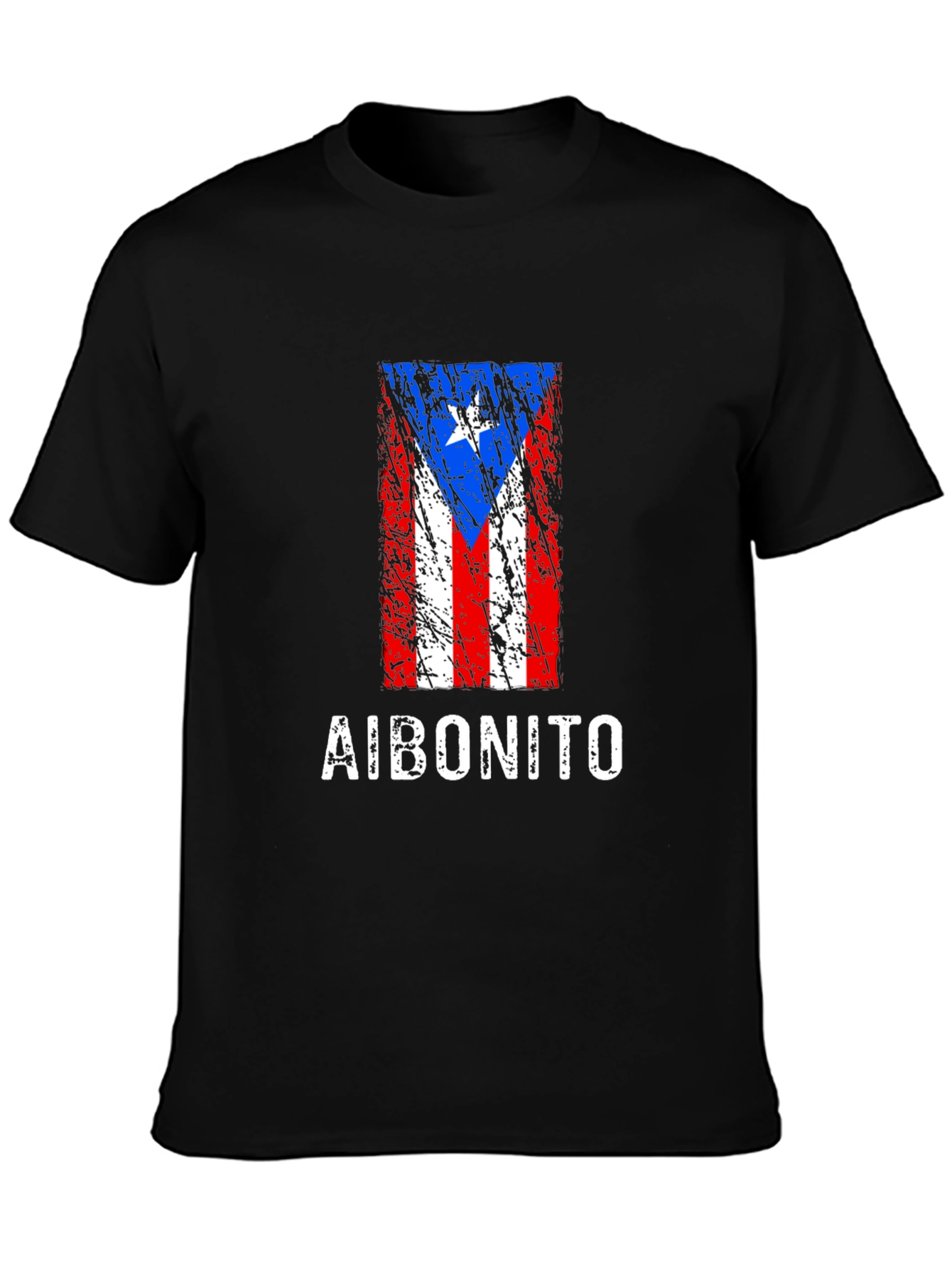 Aibonito Puerto Rico Flag Grunge T-Shirt