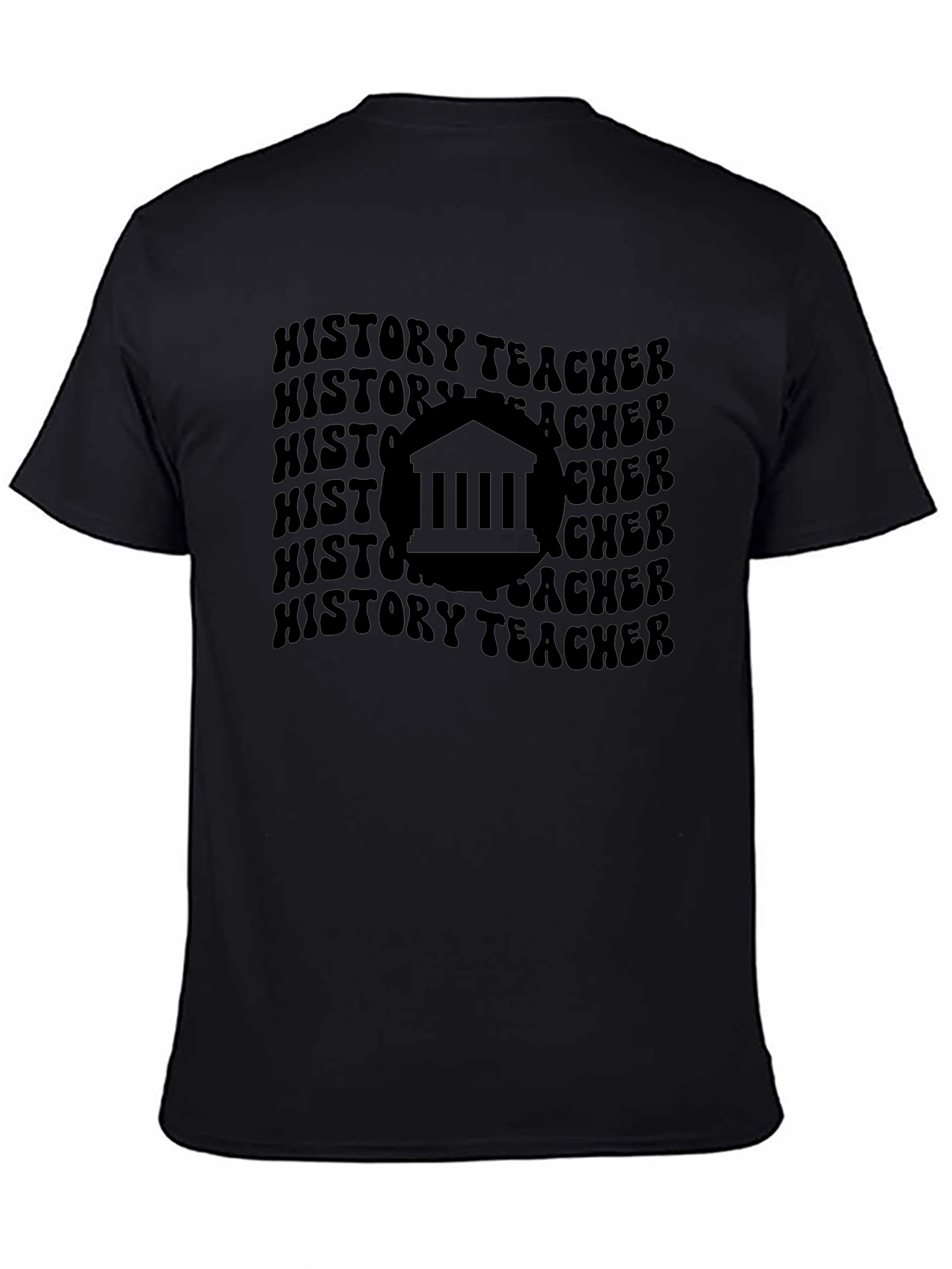History Teacher Graphic Tee - Black