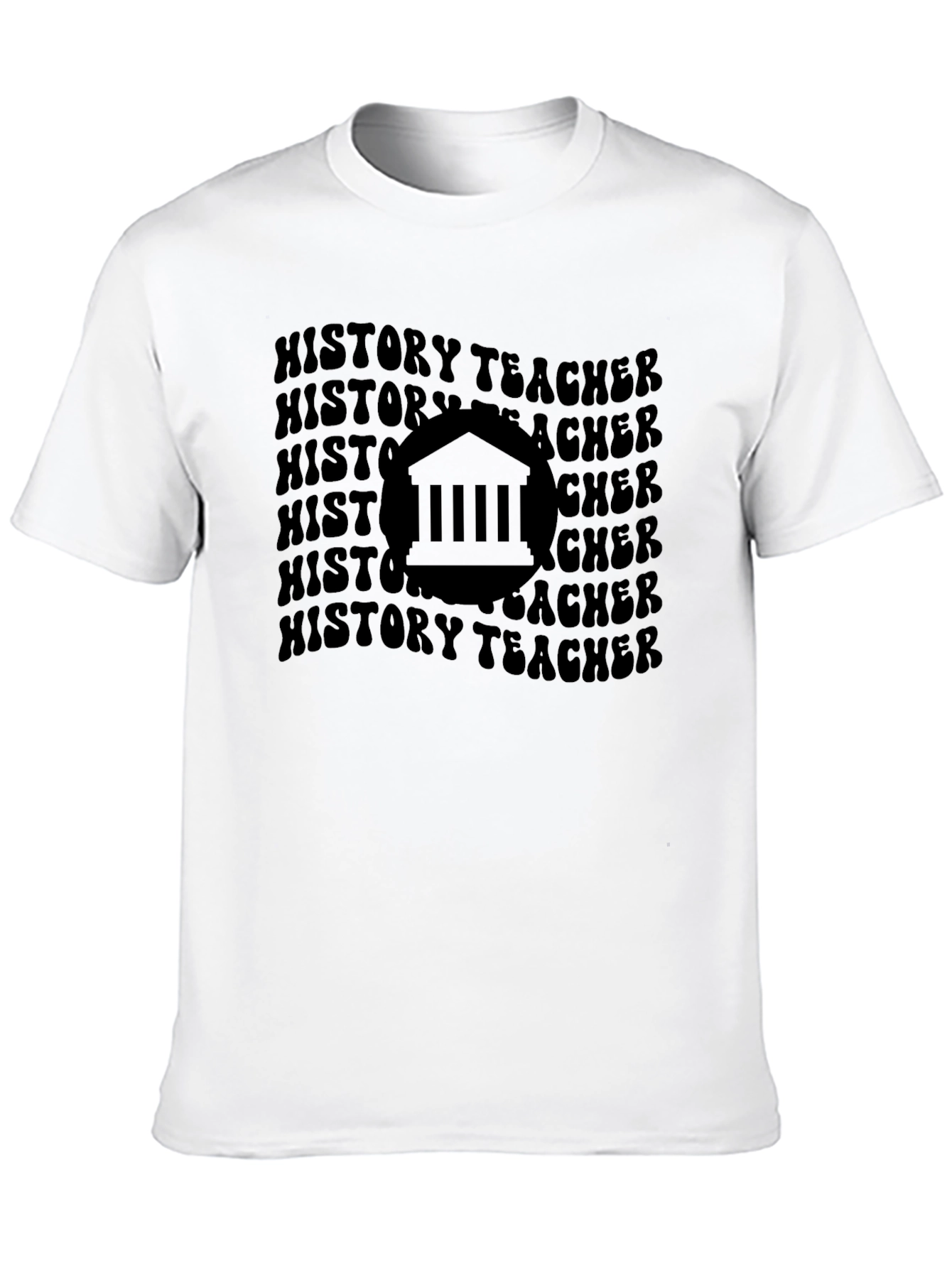 History Teacher Graphic Tee - Black