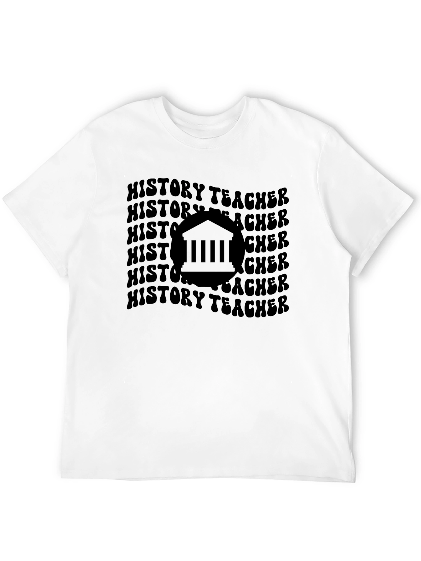 History Teacher Graphic Tee - Black