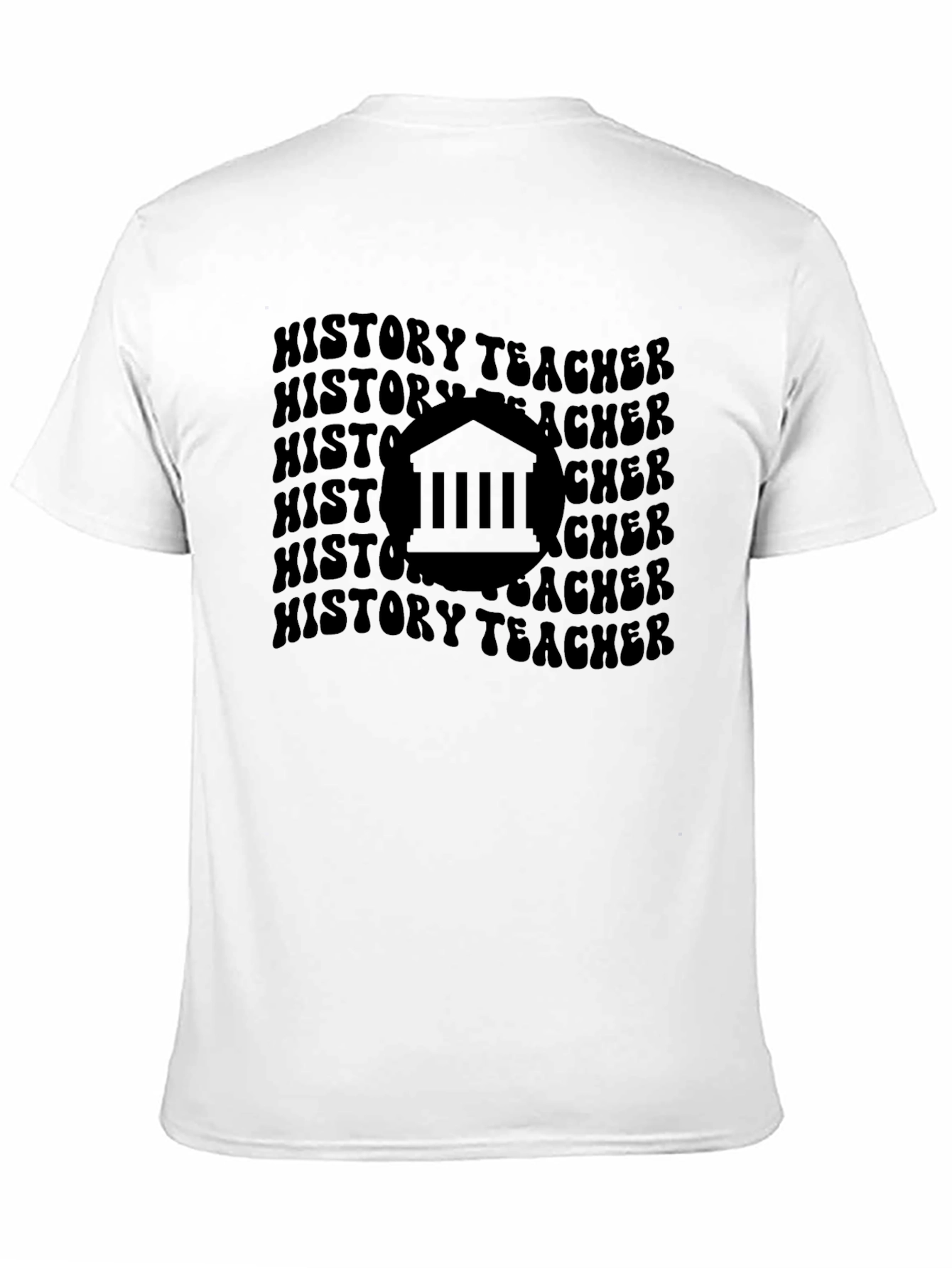 History Teacher Graphic Tee - Black