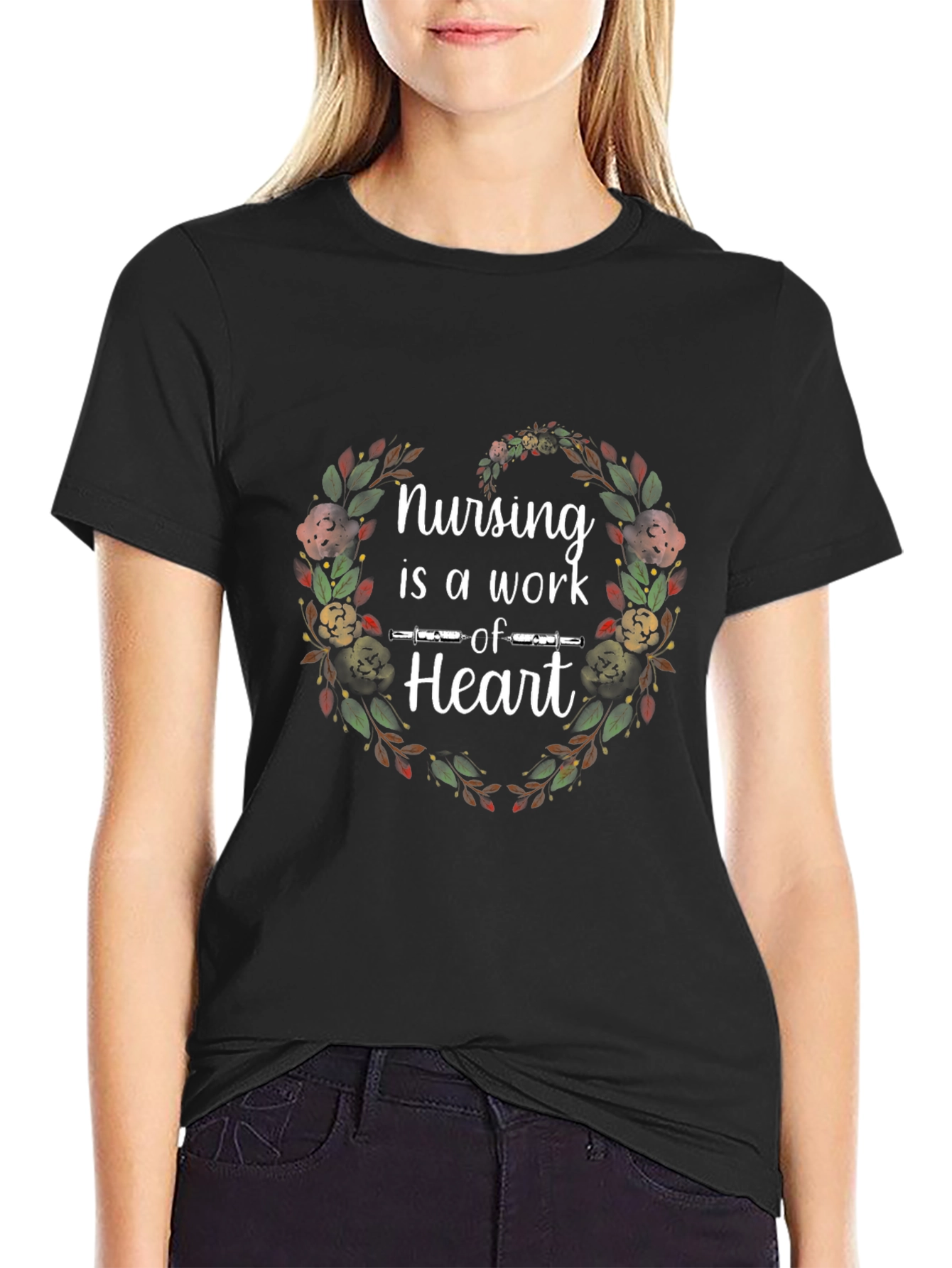 Nursing is a Work of Heart T-Shirt