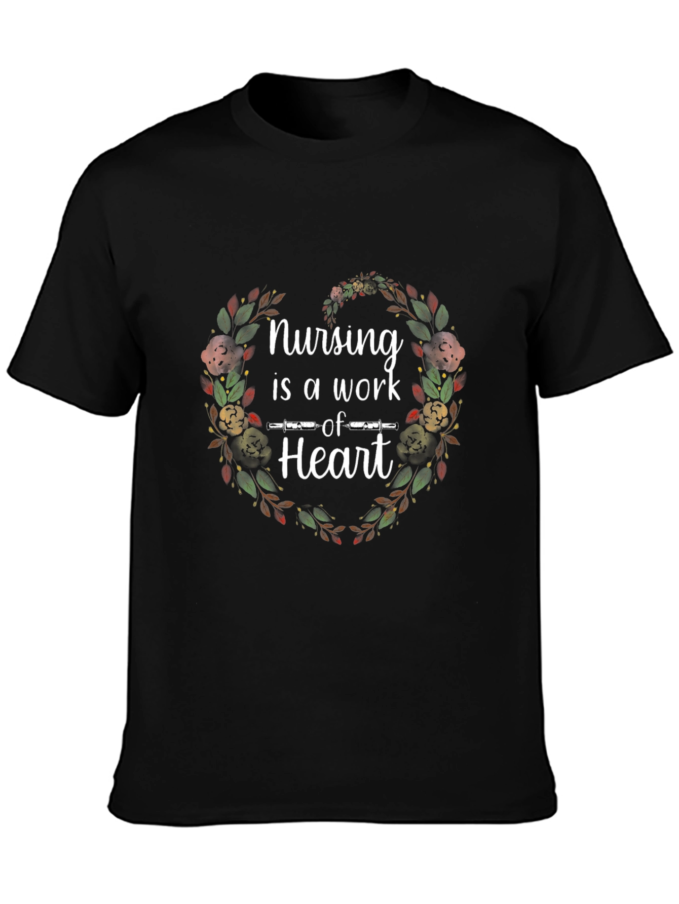 Nursing is a Work of Heart T-Shirt