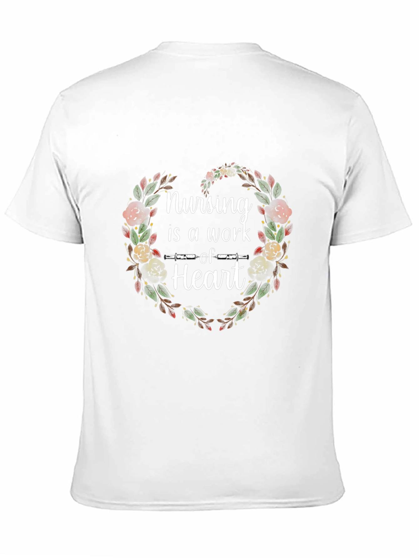 Nursing is a Work of Heart T-Shirt