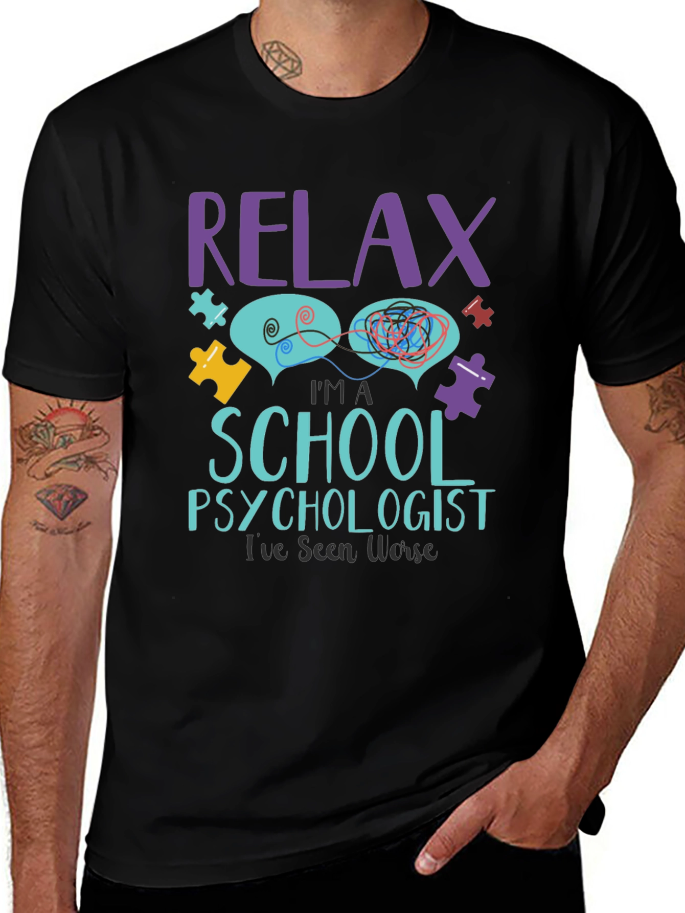 Relax School Psychologist T-Shirt