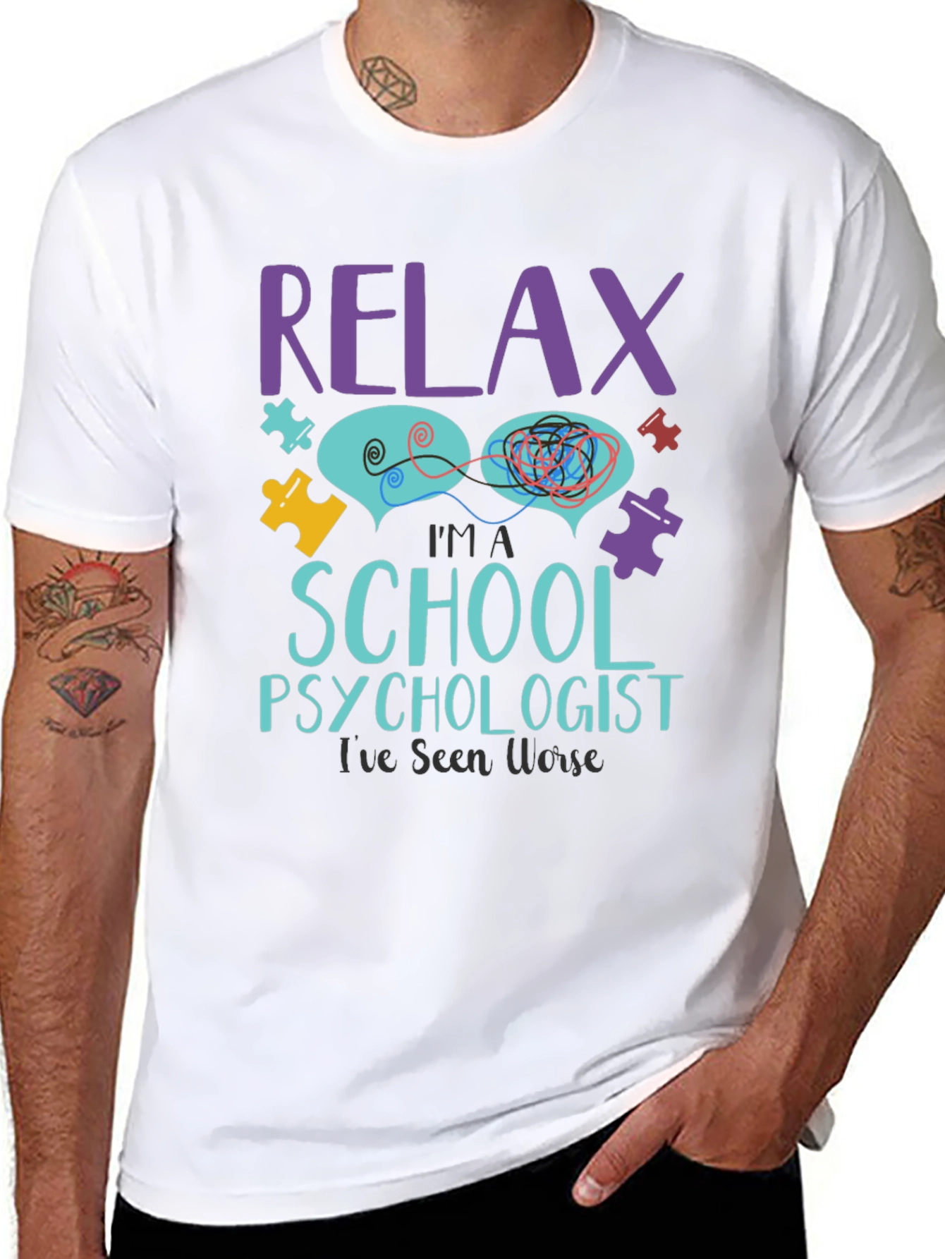 Relax School Psychologist T-Shirt