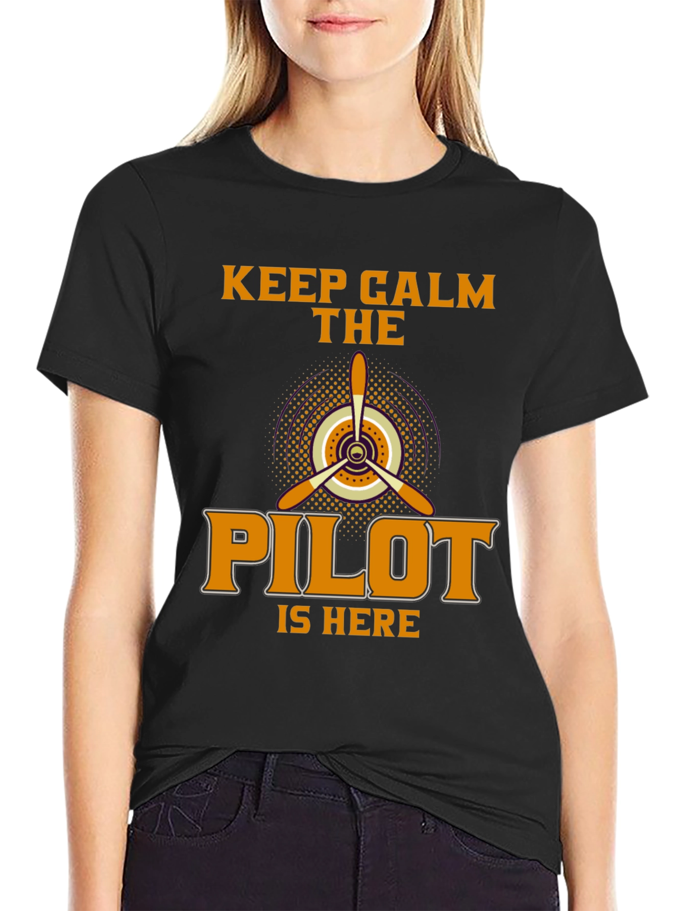 Keep Calm Pilot T-Shirt - Aviation Enthusiast