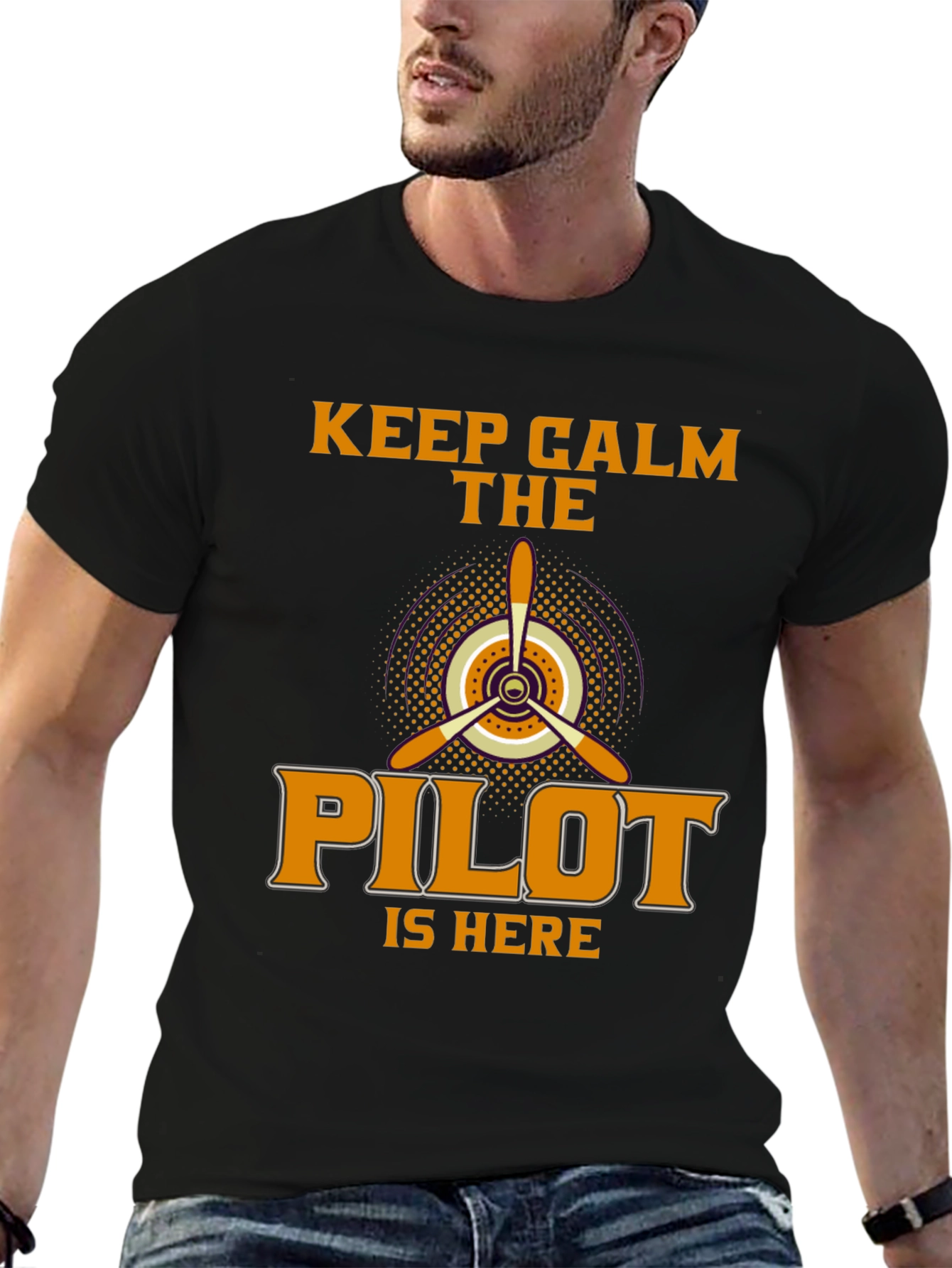 Keep Calm Pilot T-Shirt - Aviation Enthusiast